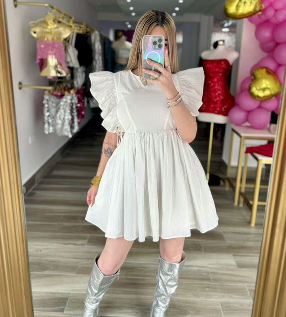 White Saints Dress