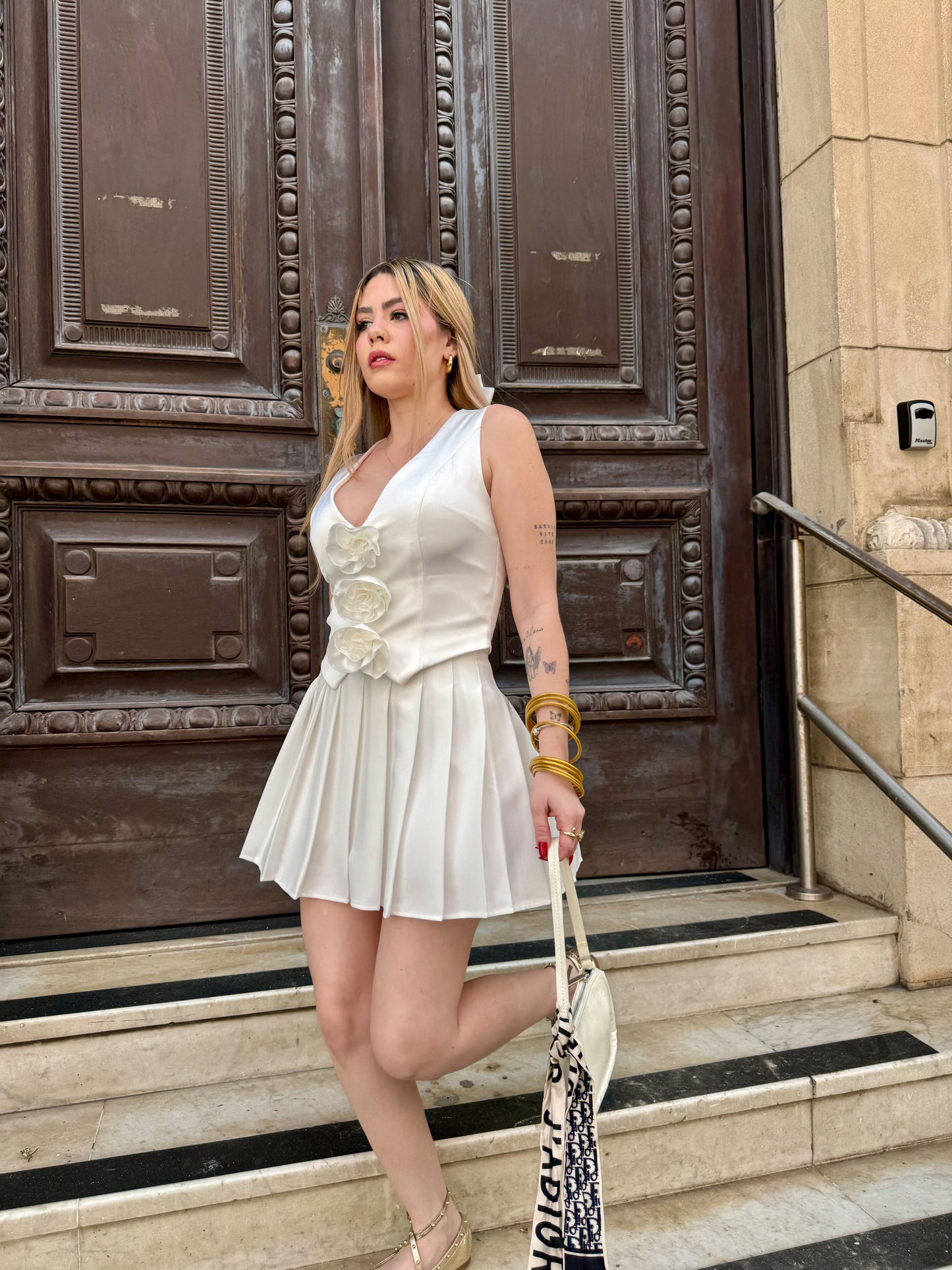 Mariana Pleated Skort