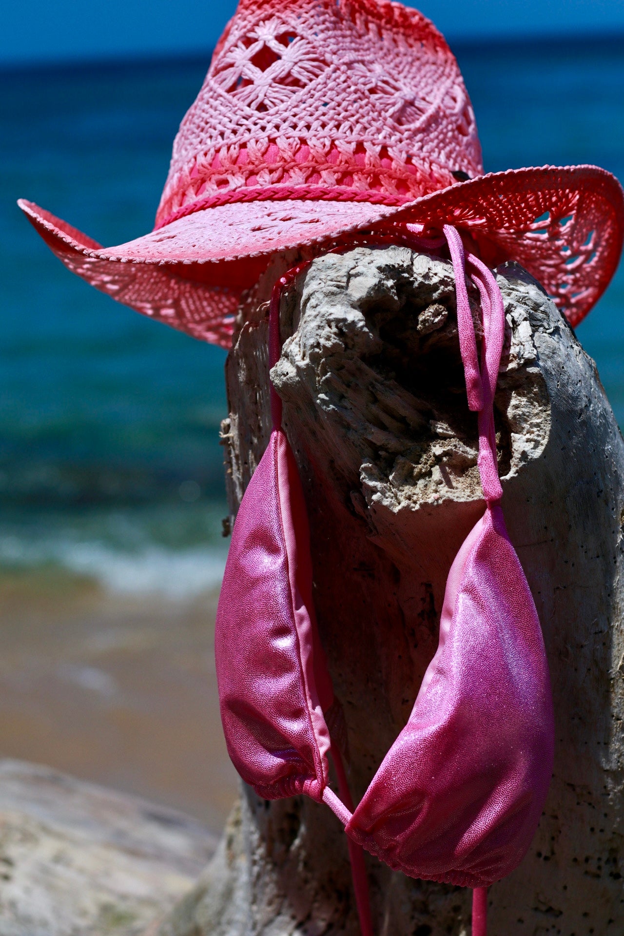 Coastal Cowgirl Hat in HOT PINK