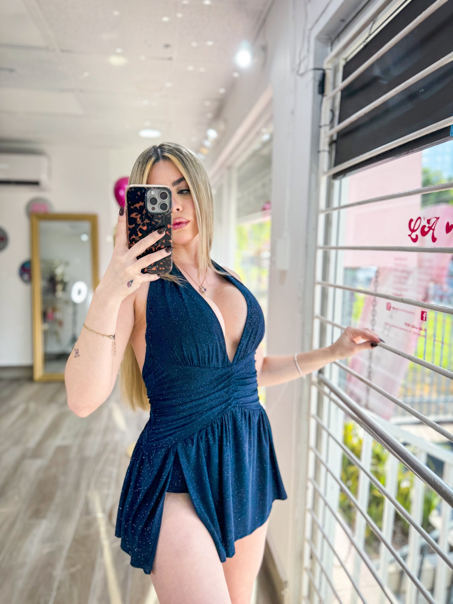 Ocean Muse Glittery Dress