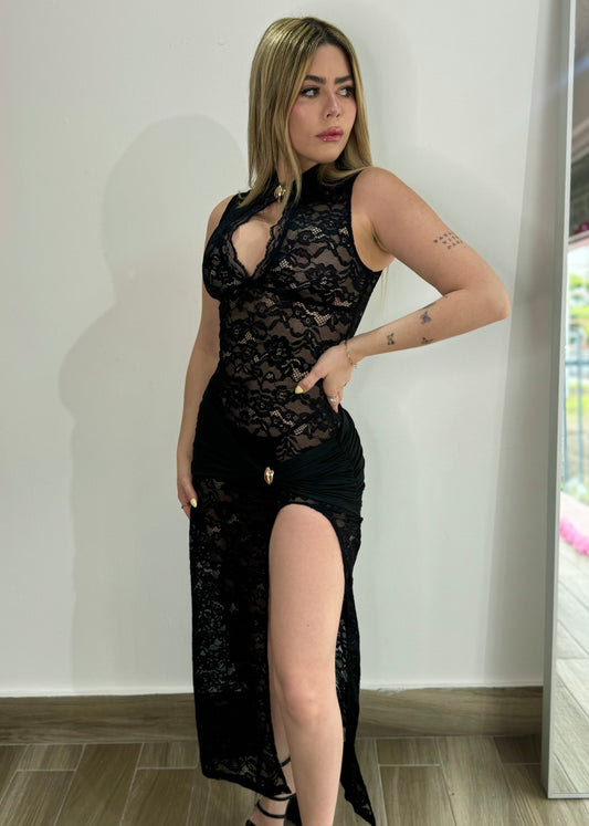 Cosa Nuestra Lace Dress