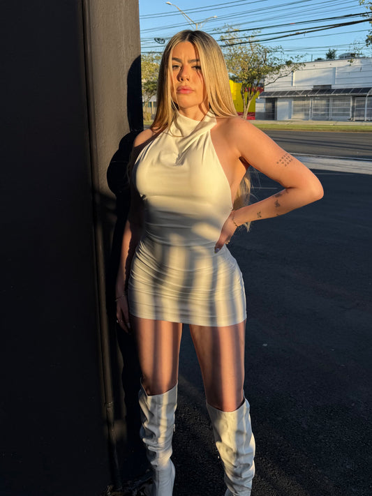 Sofi Halter Mini Dress