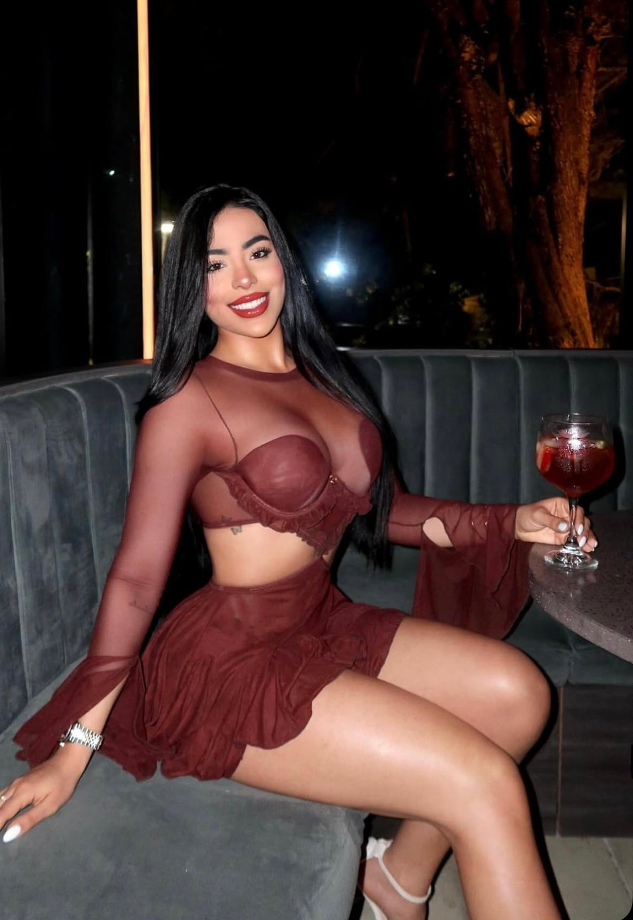 Carolina Mesh Mini Dress