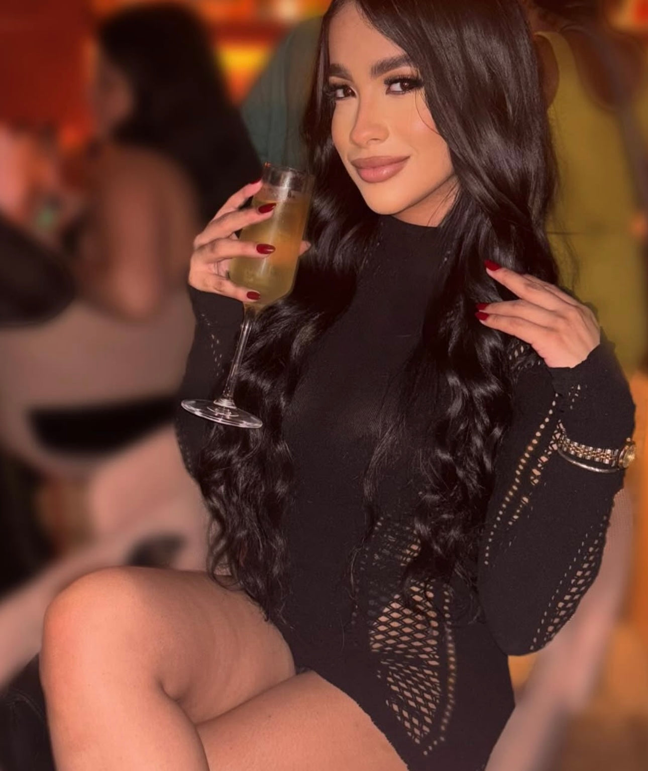 Paola Spandex Mini Dress